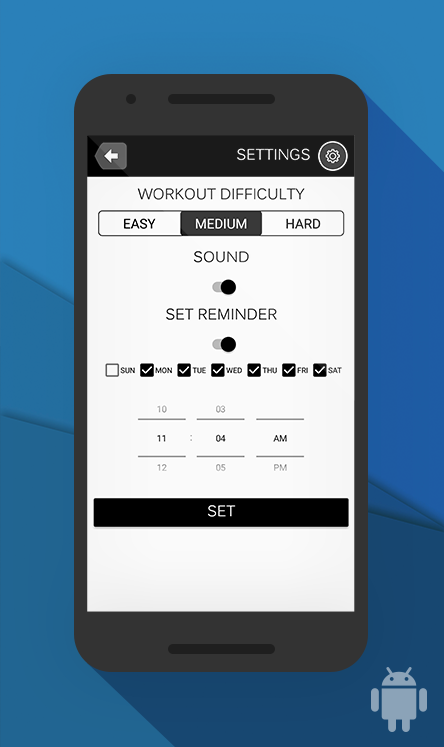 7 Minute Workout For Android By Expresstemplate Codecanyon